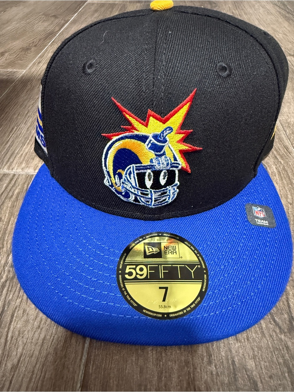 The Hundreds Black & Royal Blue Rams Patch Cap LIMITED EDITION